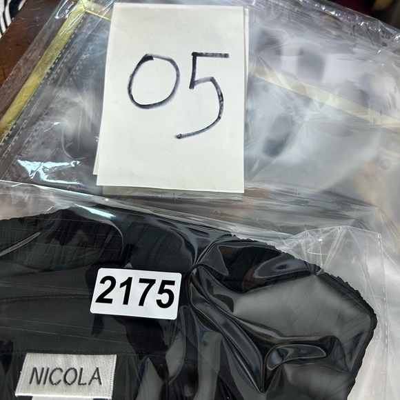 Vtg Y2K Nicola Long Sleeve Accordion Button Down Top Size L Academic Preppy - Picture 11 of 11